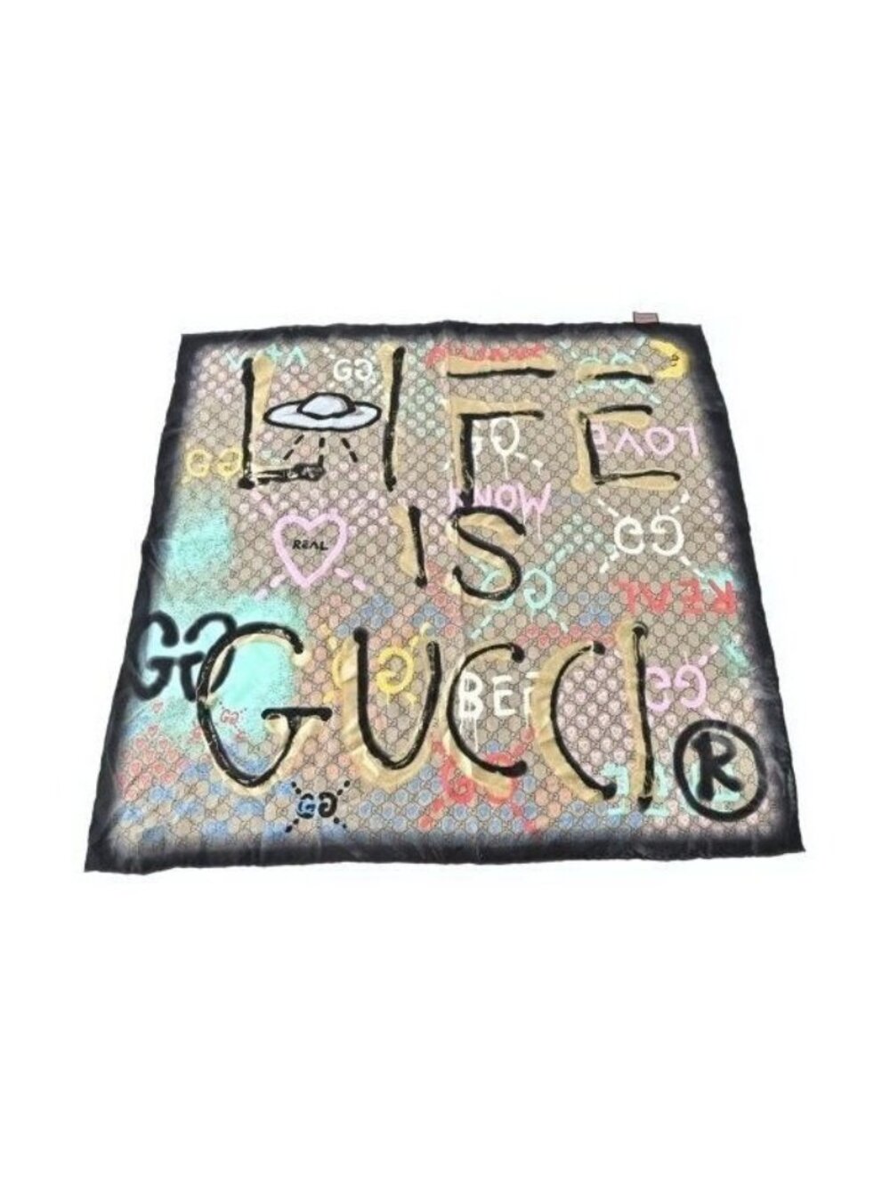 Gucci Bandana Scarf Brown